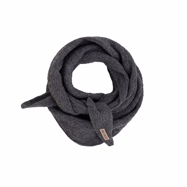 Yuna Mini Driehoeksjaal Antraciet - 1