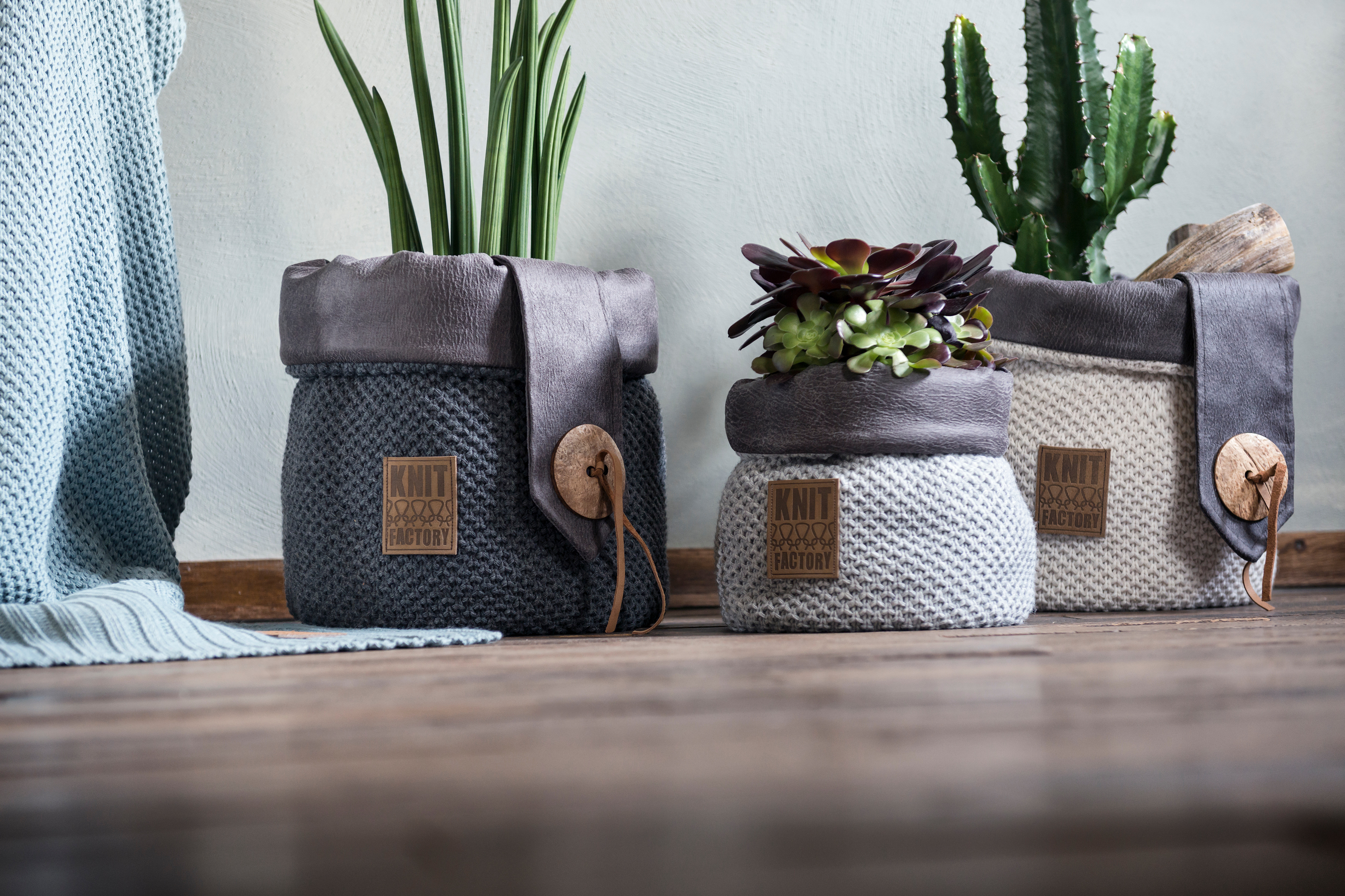 Lynn Basket Aubergine - 25 cm