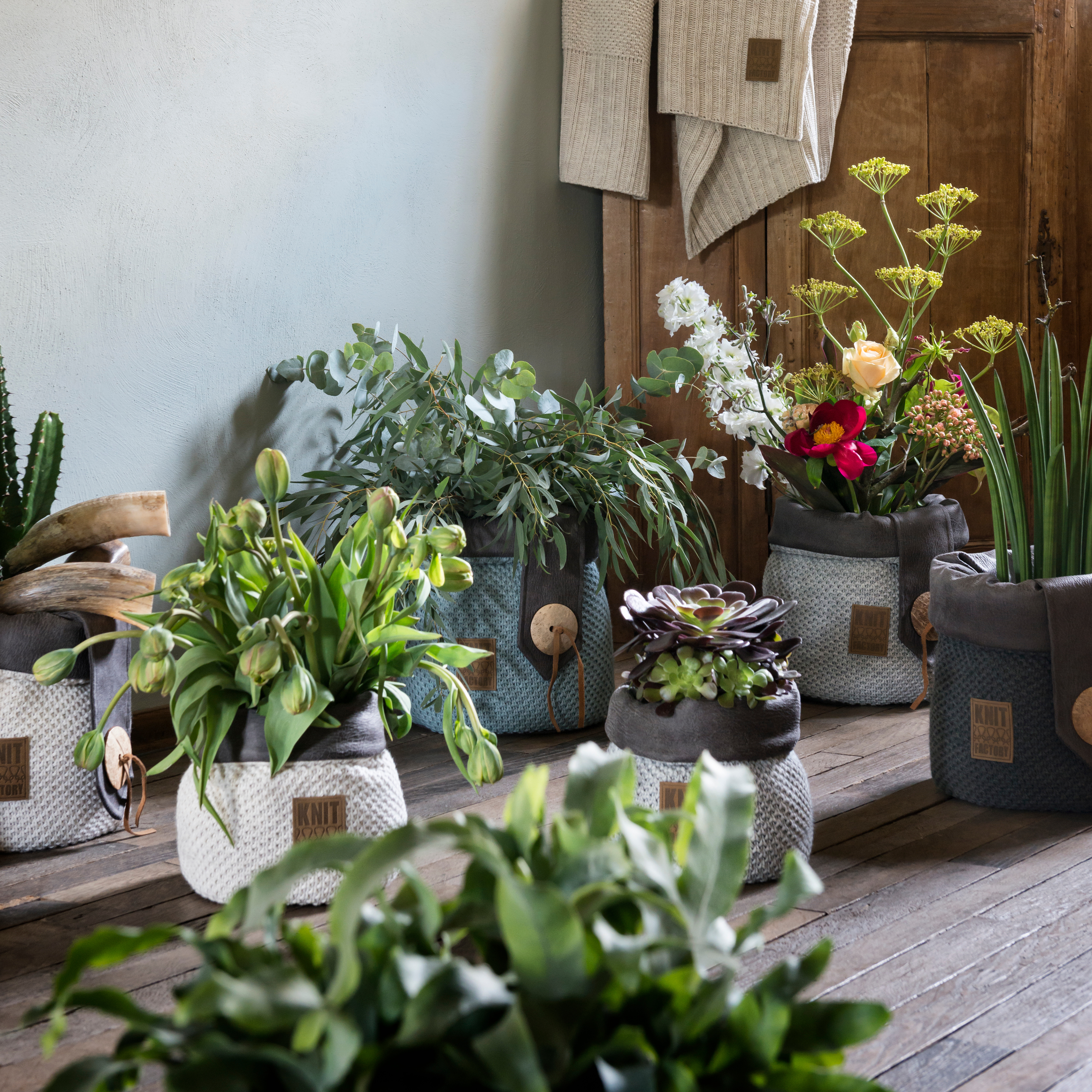 Lynn Basket Aubergine - 25 cm