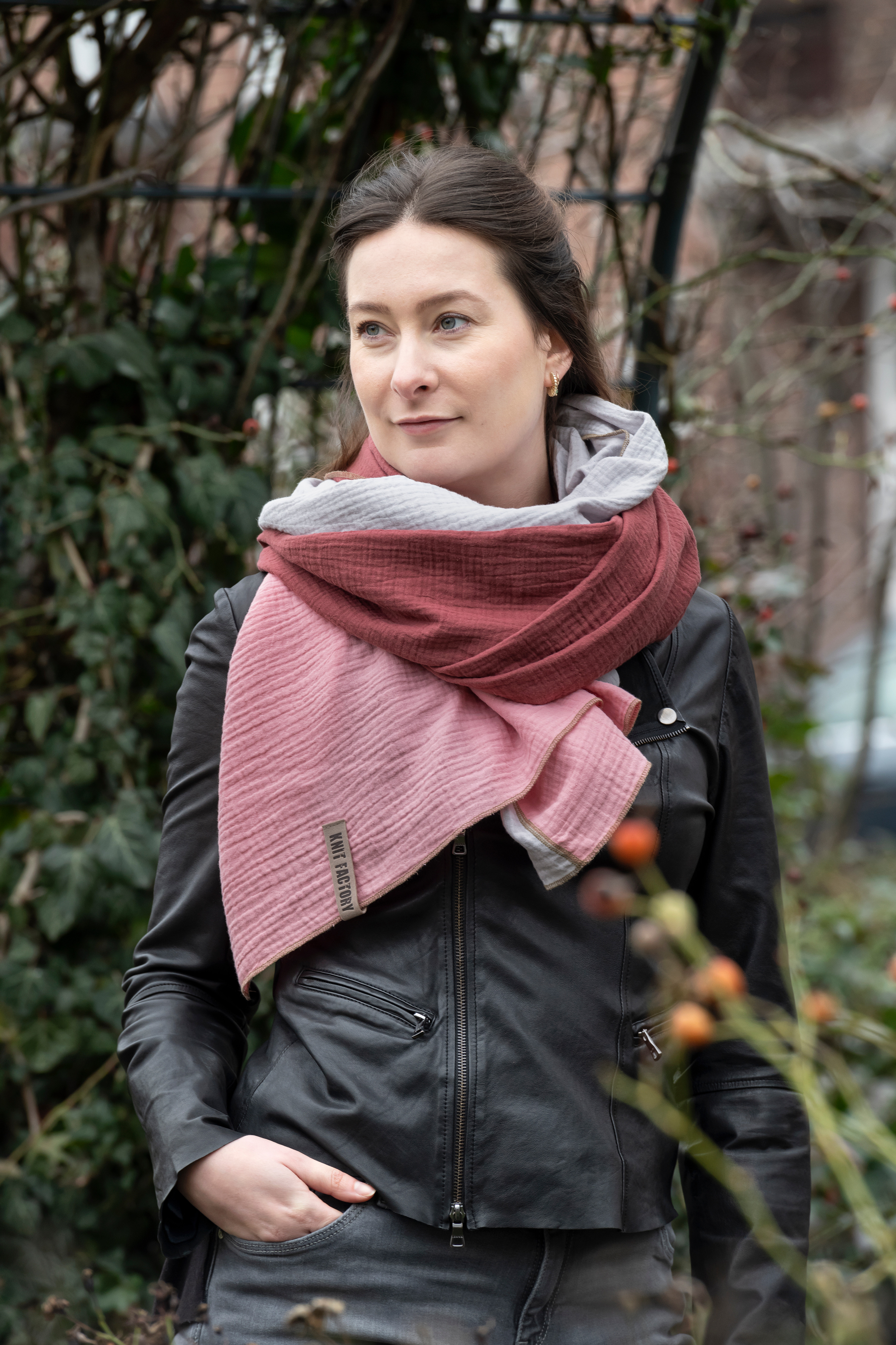 Fay Pareo - XL Scarf - Beach cloth Anthracite/Grey Fay Pareo - XL Scarf - Beach cloth Anthracite/Grey
