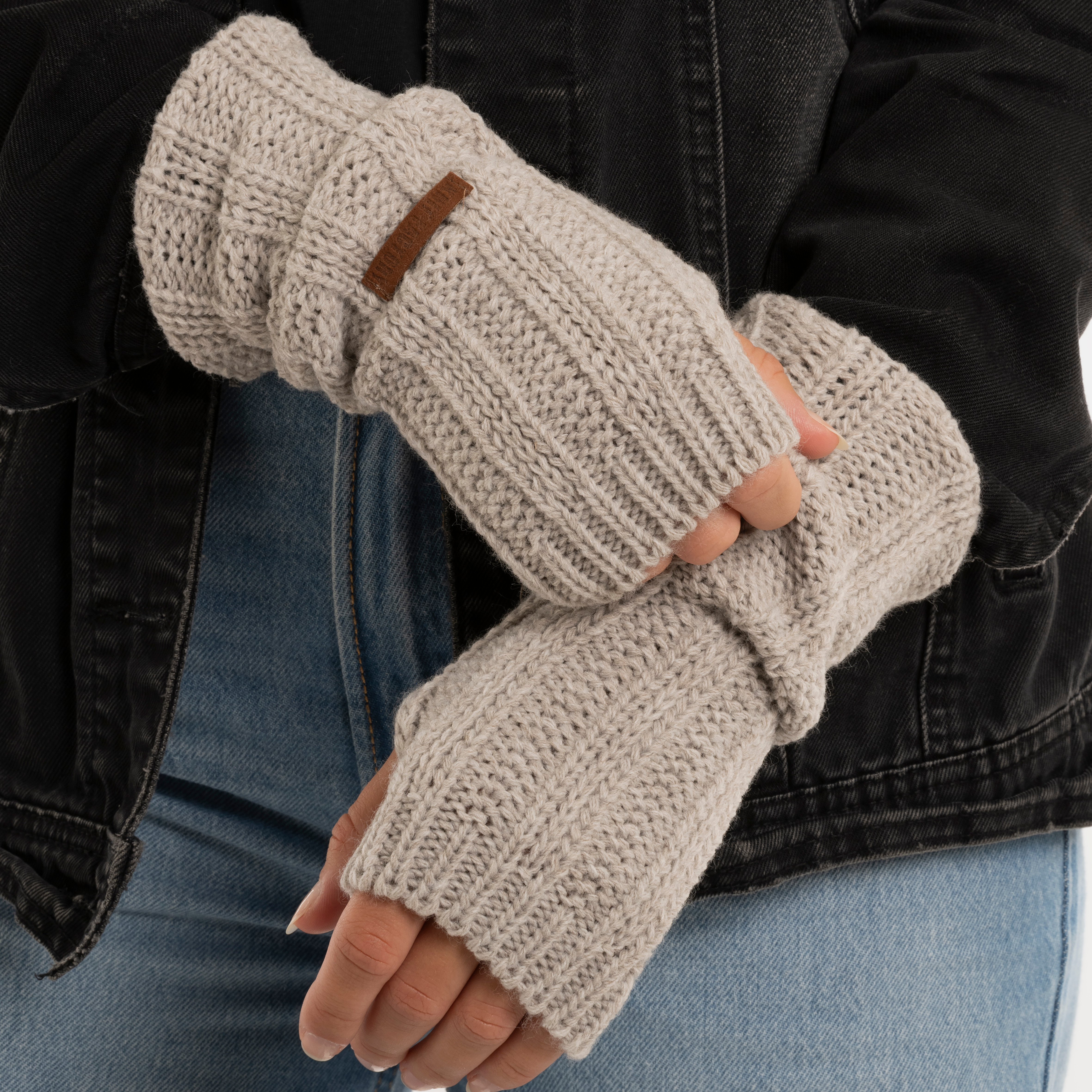 Nica Armwarmers Iced Clay