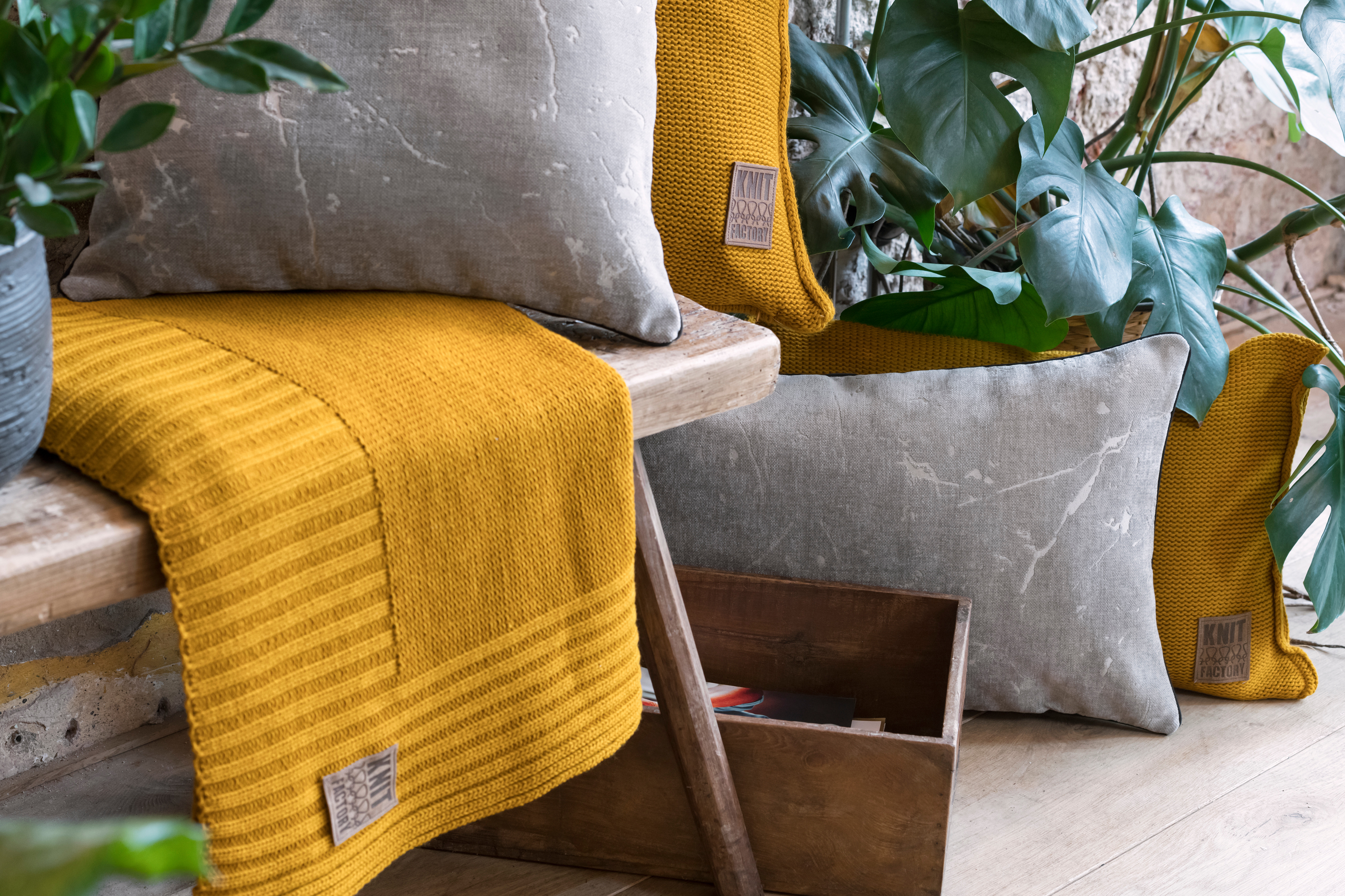 Uni Plaid XL Light Grey - 195x225