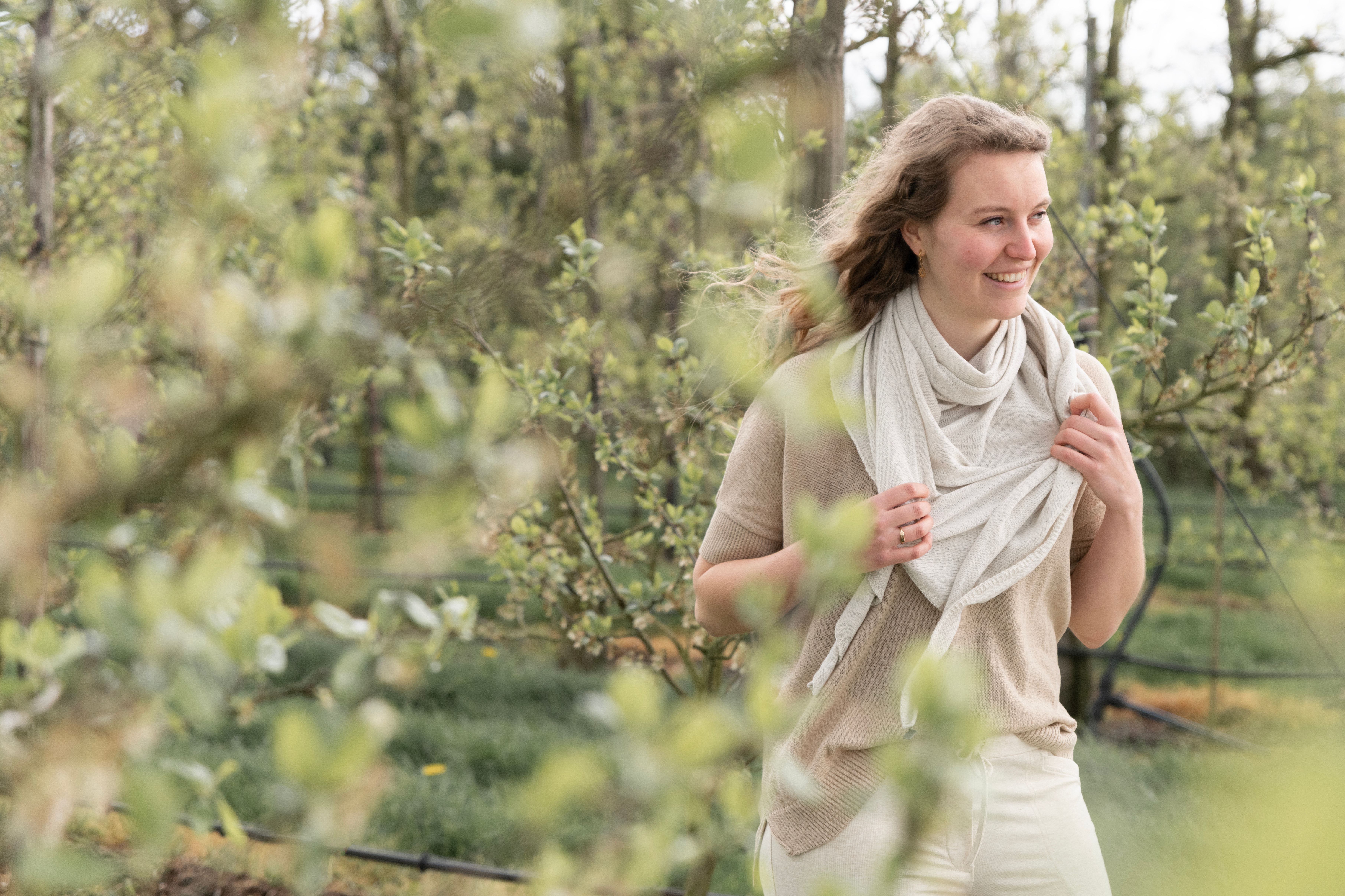 Iris Dreieckstuch Beige
