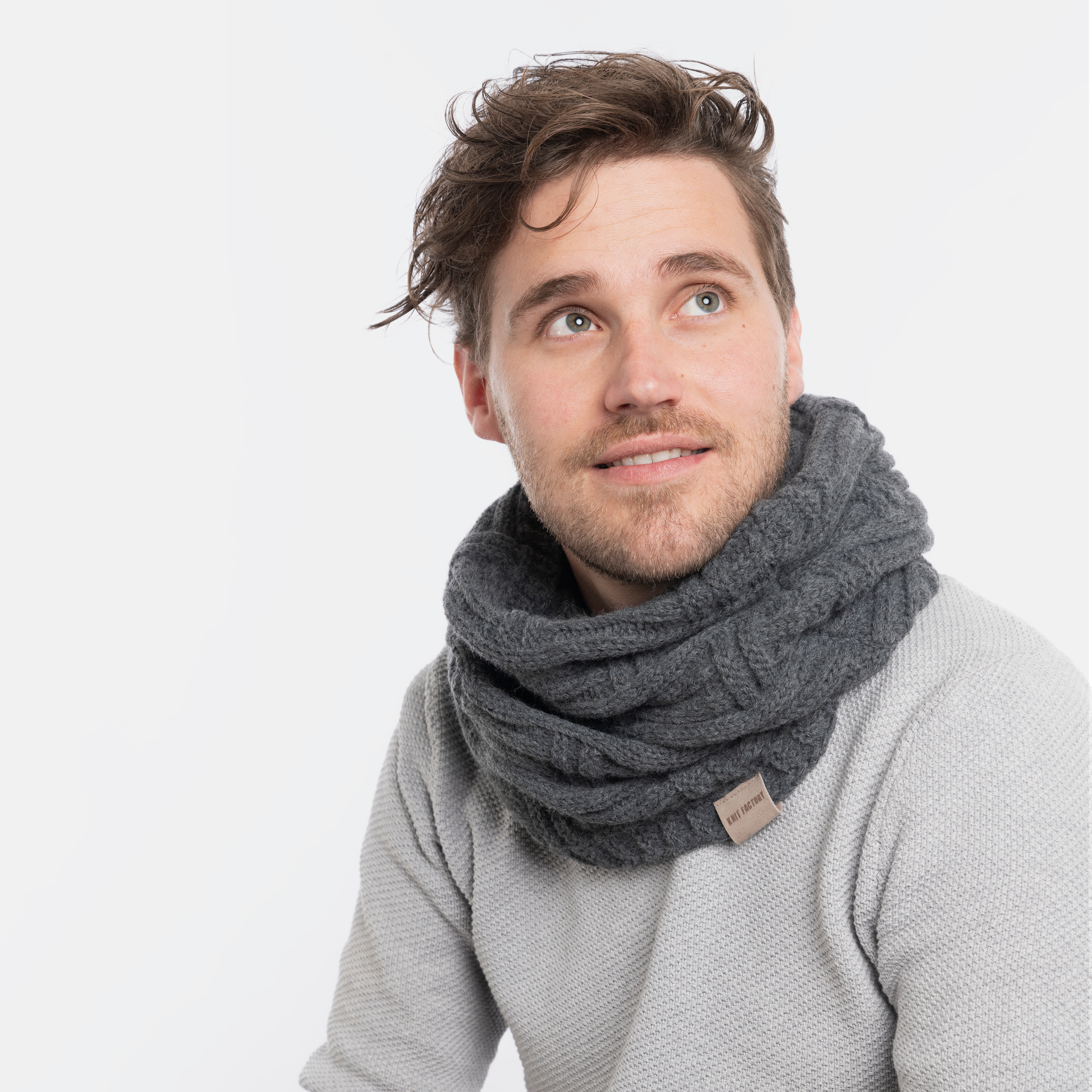 Bobby Infinity Scarf Anthracite Bobby Infinity Scarf Anthracite