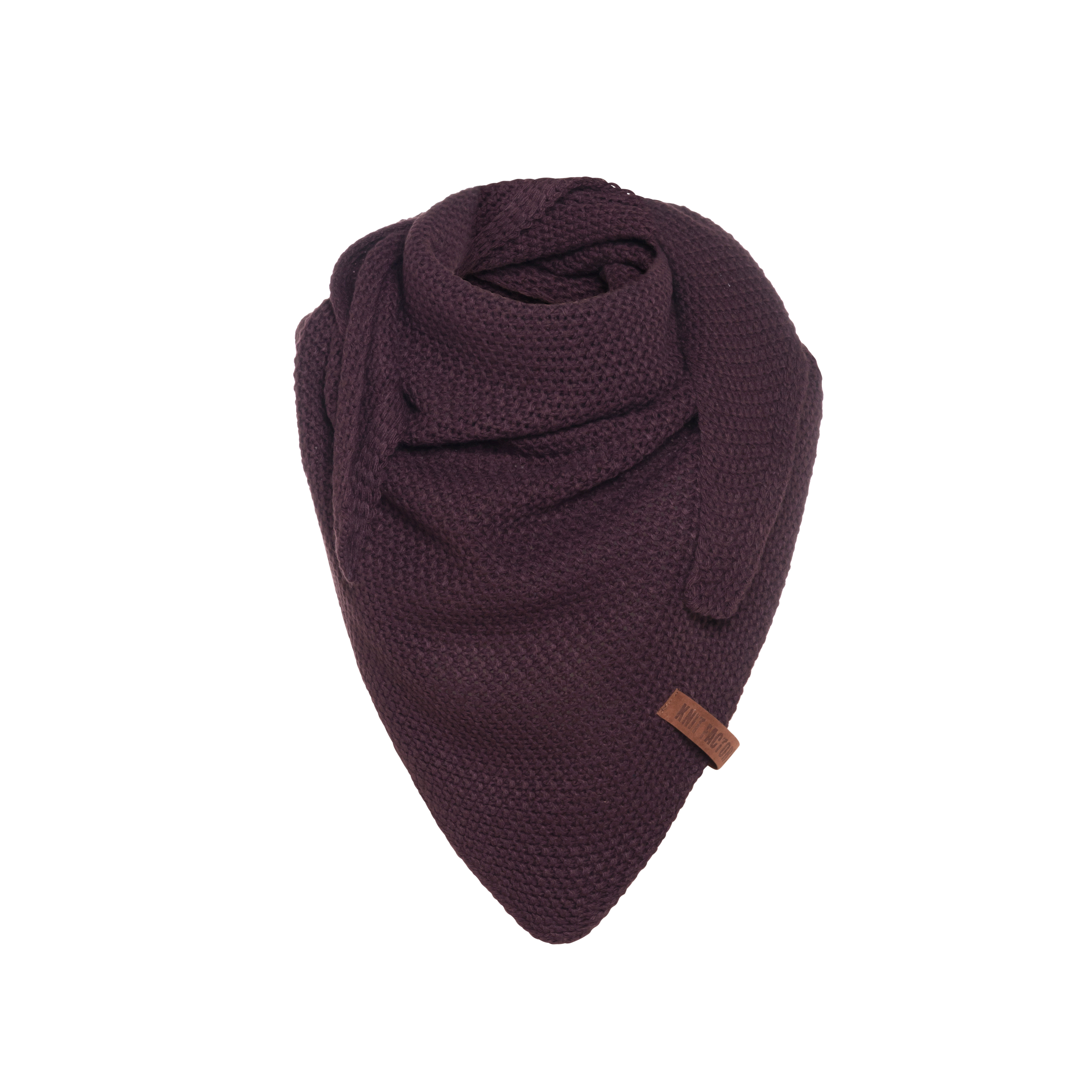 Coco Triangle Scarf Junior Aubergine