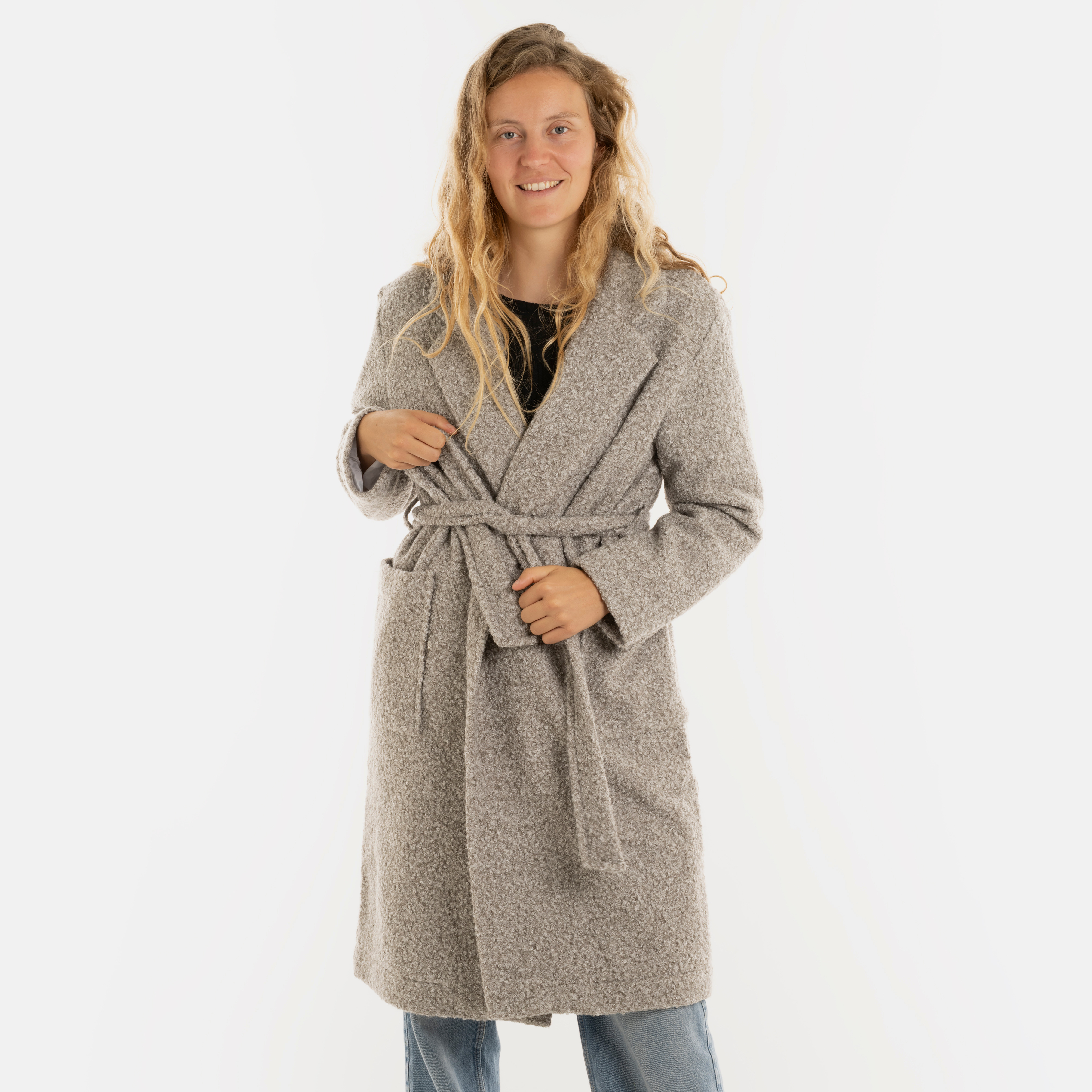 Esra Mantel Grau - 40/42