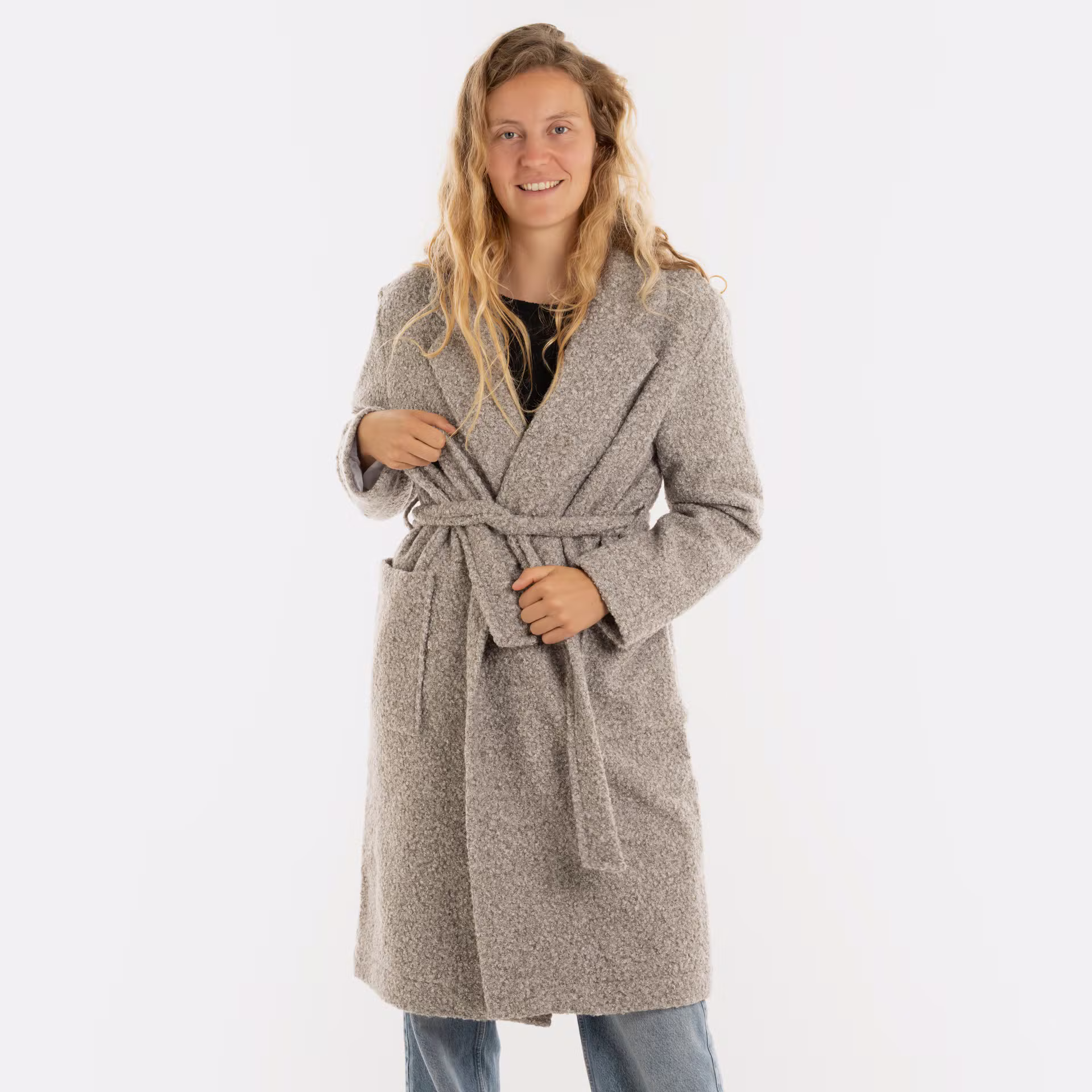 Esra Coat Light Grey - 40/42