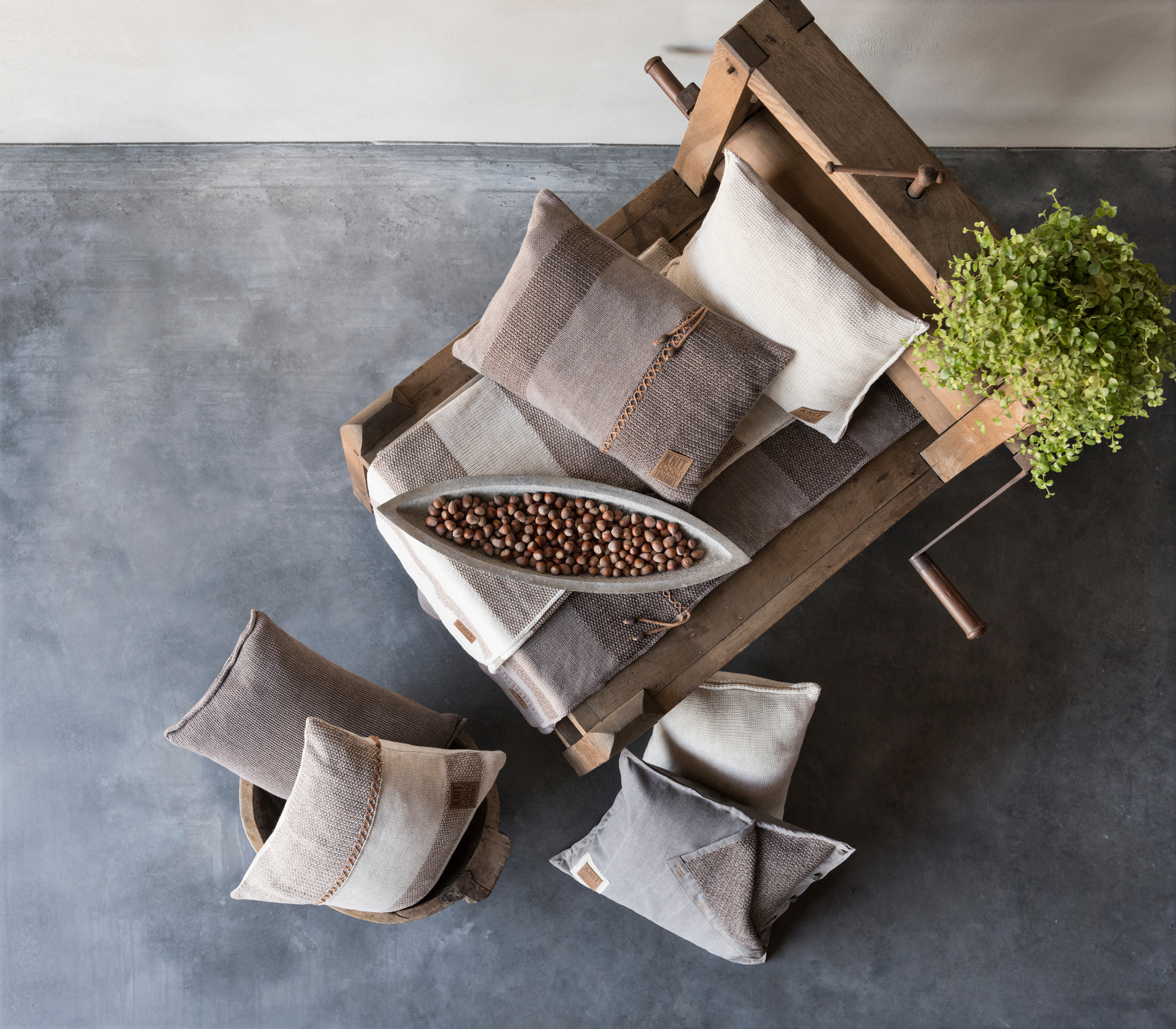 Uni Kissen Beige - 60x40